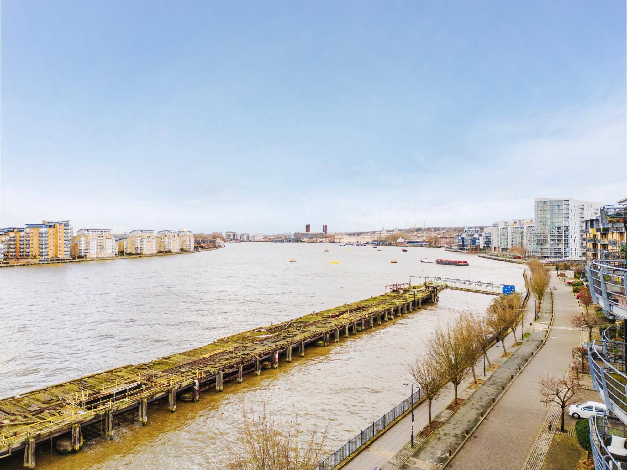 The View Greenwich - Luxury River Thames Apartment Londres Exterior foto